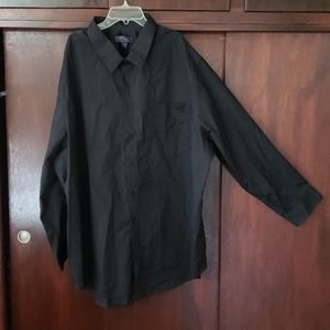 Black men's dress shirt by KS Signature